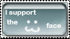 i support :3 stamp